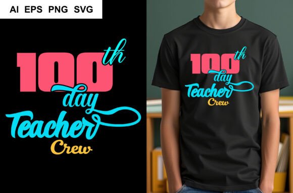 100th Day Teacher Graphics & Print Templates
