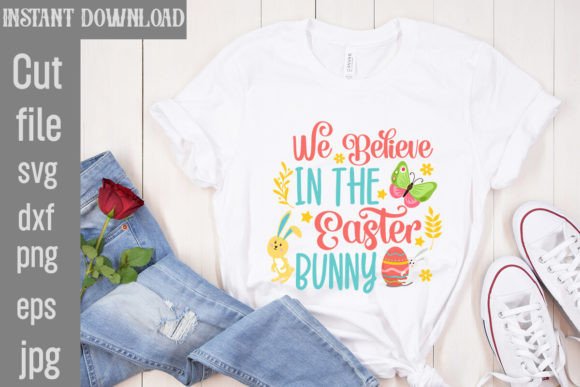 Easter Bunny SVG for Graphics & T-Shirt Designs
