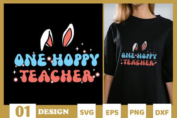 Easter Teacher Bunnies Graphics for T-Shirt Designs