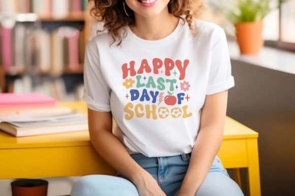 Happy Last Day Teacher SVG for T-Shirt Designs & Graphics