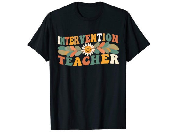 Intervention Teacher Graphics for T-Shirt Designs