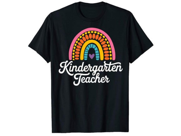 Kindergarter Teacher T-Shirt Design Graphics Review