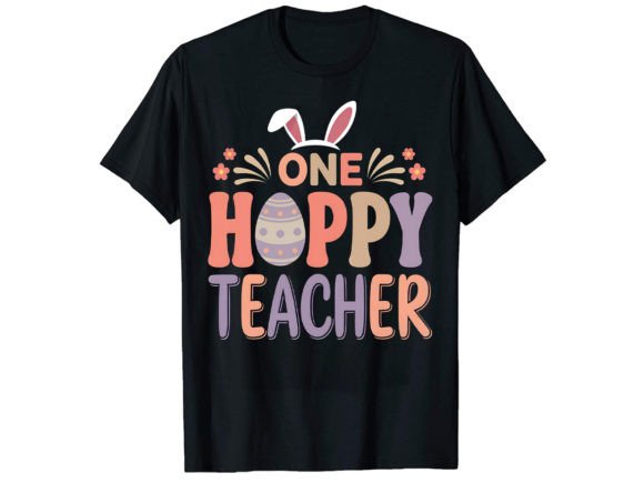 One Happy Teacher T-Shirt Design: Graphics for Sellers