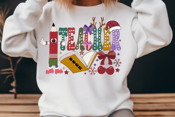 Retro Teacher Graphics for T-Shirt Designs