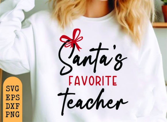 Teacher Christmas SVG: Graphics for T-Shirt Designs